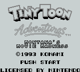 Tiny Toon Adventures 2 Montana's Movie Madness screenshot 5 for GameBoy